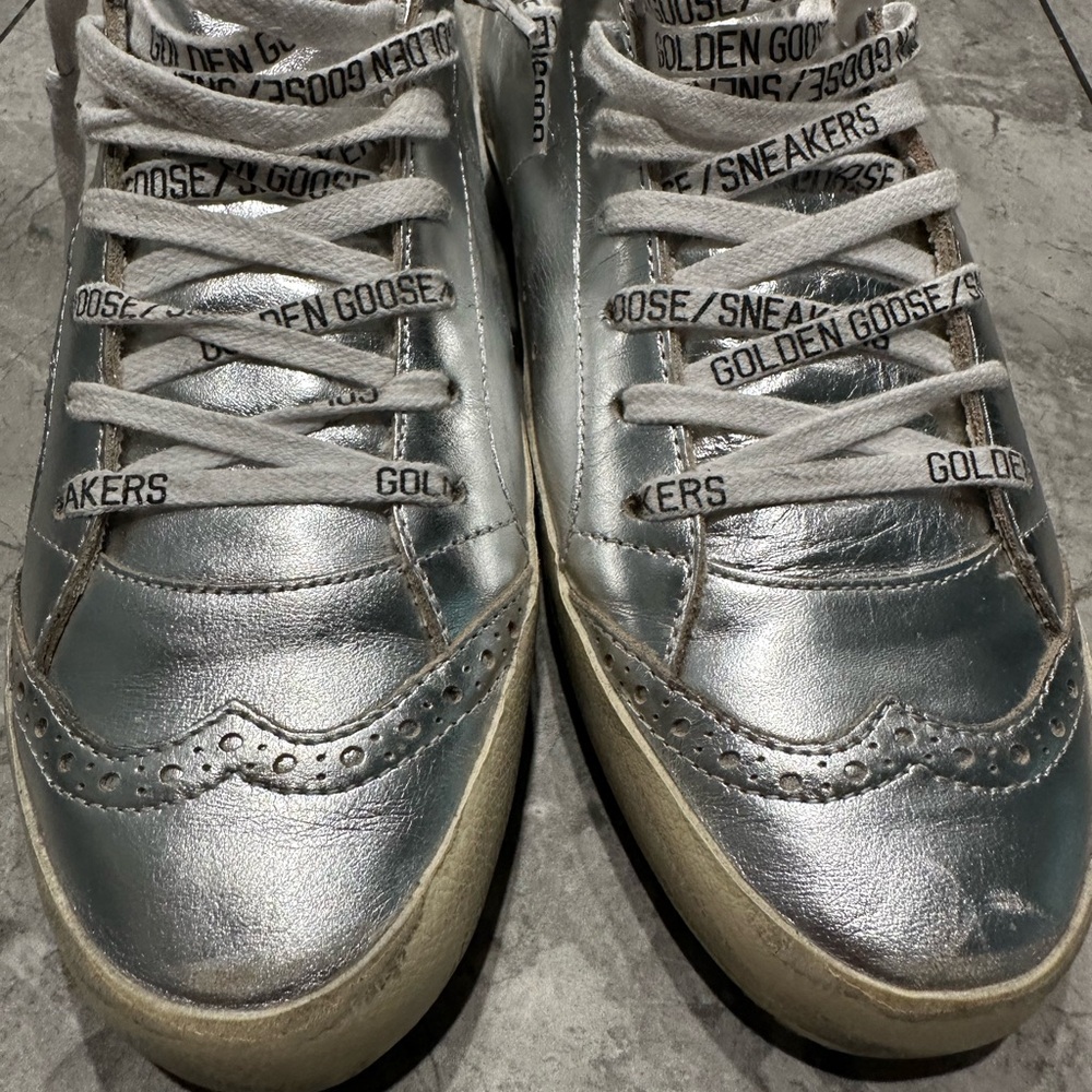 Women's Mid Star Mid Top Sneakers Star Size 39/8.5 - Picture 3 of 7